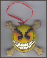 Limited Edition of 5000 Clayburn Moore's Smiley : The Psychotic Button.